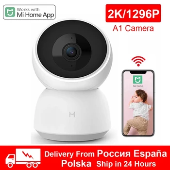 Noul Xiaomi Smart Camera 2K A1 1296P 1080P HD Webcam WiFi Viziune de Noapte Unghi de 360 Camera Video Baby Monitor de Securitate Pentru MiHome