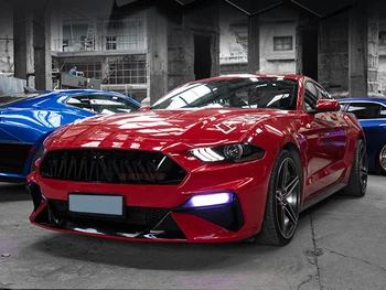 Pentru Ford Mustang Curse Gratare ABS Auto Capota Fata ochiurilor de Plasă Coupe Spoiler Grila se Potriveste Bara Fata Grila Accesorii Auto 2018 2019