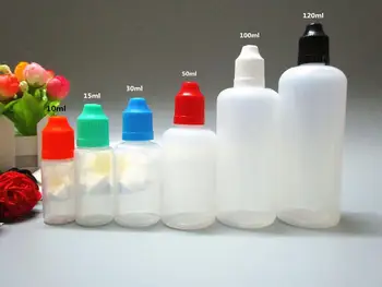 30 ml 50 ml 100 ml PET /Plastic PE Flacon Picurător Cu inviolabile împotriva accesului copiilor Capac Lung și Subțire Sfat E Sticla Lichid