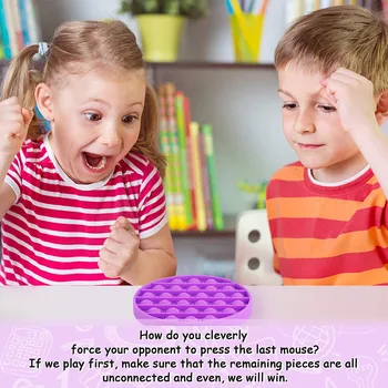 Adult Copii Amuzant Eliberare de Stres Stoarce Jucării Moi Moi Împinge Bubble Frământa Senzoriale Autism, Nevoi Speciale Anti-stres Jucarii