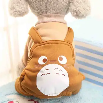 Animale de companie cablajului siamezi pulover cu imagini de desene animate haine groase utilizarea de moda minunat designer de animale de companie haine de pisică și de câine universal