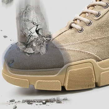 Cizme de iarna de Siguranță Pantofi Bărbați Anti-puncție Pantofi de Lucru Pentru Cizme Martin Indestructibil Industriale Pantofi Cizme Pantofi de Iarna