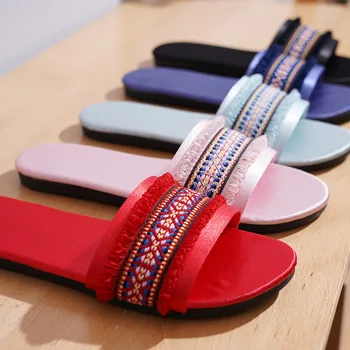 Femei Pantofi de Moda de Vară de pantofi Flip Flop Plat Slide-uri în aer liber Sandale