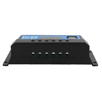 12V 24V Display LCD Dual USB Panou Solar Încărcător Controler de Încărcare PWM Regulator Automat de Recuperare de Tip 10A/20A/30A
