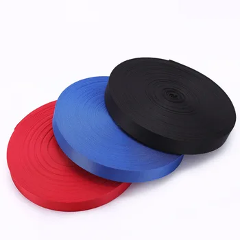 20mm*50yard roșu albastru nailon chingi țesute bandă pentru saci de Cusut banda Chingi accesorii de îmbrăcăminte Largă Curea de Nailon Legat Saci