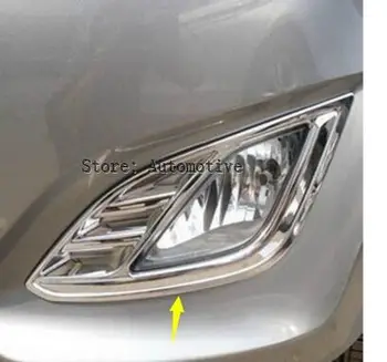 Auto styling Chrome lămpii de Ceață Față Lampă Capac Ornamental Pentru 2012 pentru Hyundai Elantra