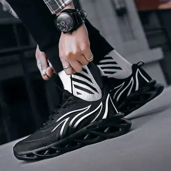 Usoare Om Pantofi la Modă Pantofi de Alergare pentru Bărbați Low Top Alb Platforma Pantofi de Sport Respirabil Vara Adidași Bărbați V9