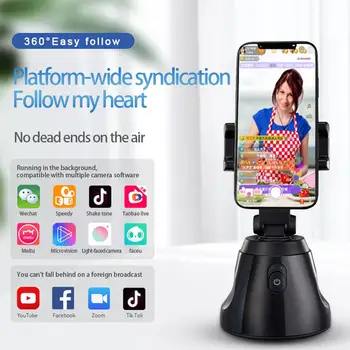 Titularul de Telefon mobil Rotație de 360 de Grade Telefon inteligent Stabilizator pentru Telefonul Mobil aparat de Fotografiat Selfie Stand Suport pentru iPhone Xiaomi