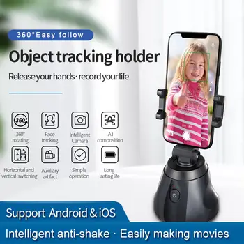 Titularul de Telefon mobil Rotație de 360 de Grade Telefon inteligent Stabilizator pentru Telefonul Mobil aparat de Fotografiat Selfie Stand Suport pentru iPhone Xiaomi
