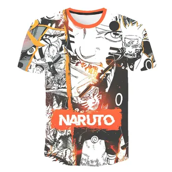 Vara brand de îmbrăcăminte bărbați / femei T-shirt anime personajele Naruto Sasuke 3D de imprimare de desene animate T-shirt, tee shirt anime naruto
