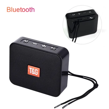 TG166 Bluetooth Wireless Portabil Vorbitor Fierbinte în aer liber Pătrat 2020 Nou Subwoofer Mini Speaker hands-free Suport radio FM, Card TF