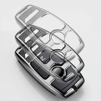 Aliaj Masina de Caz-Cheie Pentru Mercedes Benz Noul E Class E200 E260 E300 E320 W213 la Telecomanda 3 butoane Cheie de Acoperire Coajă de Styling Auto
