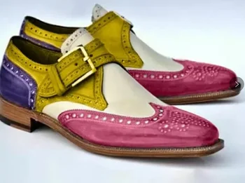 Barbati Pantofi Rochie Noua Moda Pu Piele Curea Cataramă de Afaceri, Pantofi Casual, Pantofi de Înaltă Calitate pentru Bărbați Zapatos De Hombre AG008