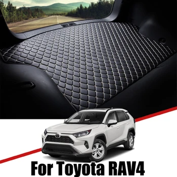 Piele Portbagaj Covoraș pentru Toyota RAV4 2005 ~ 2020 XA30 XA40 XA50 Covor Coada de Linie de Mărfuri Boot Pad 2019 2018 2017 2016