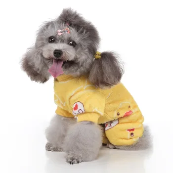 Drăguț Câini De Talie Mică Pijamale Pentru Animale De Companie Caini Pisici Haine Catelus Salopeta Pentru Haina Pentru Caine Chihuahua, Pomeranian Câini, Îmbrăcăminte De Imprimare Tricou