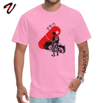 Reducere Bărbați T-shirt Red Sun Akira Imprimat Pe Tricou din Bumbac Echipajul Gât Maneca Scurta Slim Tricou ostern Zi Camiseta