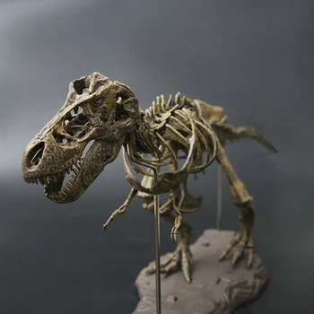 HOT-Mare Dinozaur Fosil Craniu Model Animal Jucării Tyrannosaurus Rex a Asambla Scheletul Model Articole de Mobilier Decor