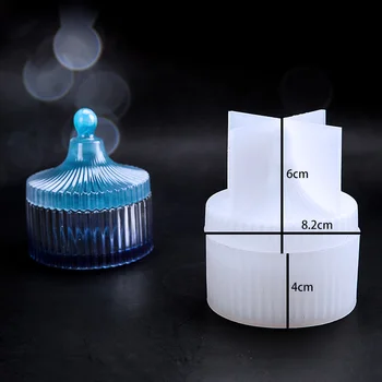 Cutie de depozitare Rășină de Silicon Mucegai de Luare de Bijuterii DIY instrument UV rășină epoxidică Cutie de mucegai silicon