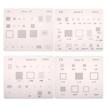 19 BUC IC Cip BGA Reballing Stencil Kituri Instrument de Lipire Model Pentru iPhone XS MAX XR 8P 7P 6SP 7 6S SE 6 5S 5C 5 4S iPad