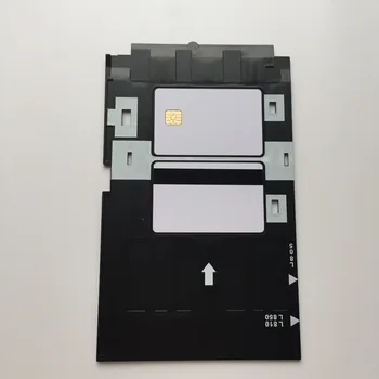 50X/lot finisaj lucios de plastic inkjet printabile 4428 chip-card HICO 3 track bandă magnetică pvc card pentru Întreprinderile de epson