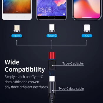 Sindvor de Încărcare Magnetic Adaptor de Date Convertor USB C Micro USB pentru Huawei iPhone X Samsung S9 S8 S7 HTC pentru Xiaomi telefon inteligent