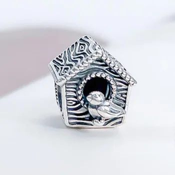 Argint 925 Șirag De Mărgele Nou Ciuboțica-Cucului Casa Margele Se Potrivesc Pandora Femei Bratara & Colier Bijuterii Diy