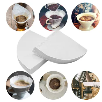 50PCS Formă de Con de Picurare Cafea Pulbere Hârtii de Filtru de Cafea Ceasca de Filtre de Înlocuire Filtre de Ceai si Cafea, Instrumente de Bucatarie Accesorii