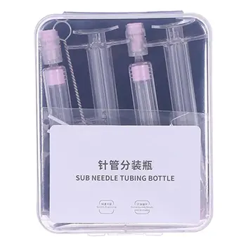 4buc Portabil Mini Seringă DIY Gol Sub Ac Tuburi de Sticla de fond de ten Lichid, Lotiune Crema Esența Container de unică folosință