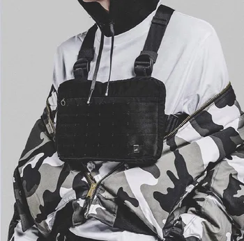 Moda Piept Rig Bărbați Hip Hop Streetwear Casual Funcționale Tactice Piept Geanta Kanye West Băiat Cool Cruce Geantă de Umăr c22