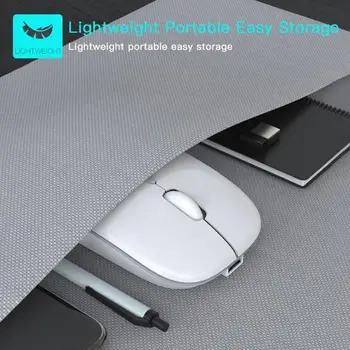 Iluminat din spate cu LED Reîncărcabilă, fără Fir Bluetooth Silent Mouse Mouse USB Optic Ergonomic Mouse de Gaming Desktop PC Laptop-Mouse-ul