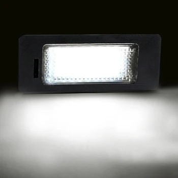 18 LED 6000K Numărul de Înmatriculare Lampă de Lumină Pentru Audi A3 S3 A4 S4 B6 B7, A6, S6, A8, Q7 NICI o Eroare Canbus
