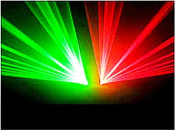 Cap dublu rosu verde linie de lumină laser dublu gaura rosu verde cu laser de lumini, dj petrecere de familie disco bar, efectul laser proiector