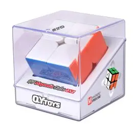 D-FantiX Qiyi MS Magnetic 2×2 Viteza Cub Versiune Imbunatatita qiyi 2×2×2 Cubul Magic Magneți Jucărie pentru Copii Adulți