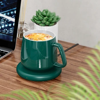 USB Ceașcă de Încălzire Pad Mat Desktop Încălzire Coaster Home Office Constanta-Temperaturi de Cafea Ceai Lapte de Încălzire a Apei Mat Cana Cald