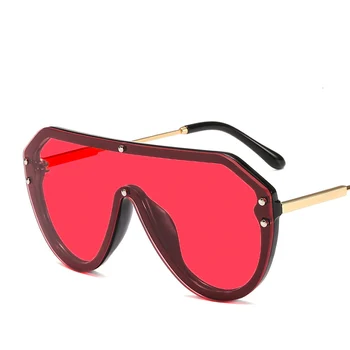 2019 Moda F Filigran ochelari de Soare Femei Bărbați dintr-O bucata de Personalitate de sex Feminin Colorate Sălbatice Ochelari de Soare
