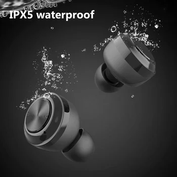 A6 TWS Bluetooth 5.0 Căști fără Fir rezistent la apa Stereo Bass In-ear Mini Căști setul cu Cască Căști Bluetooth Suport Apt-X/SBC