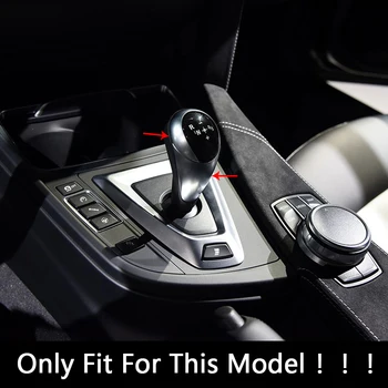 Pentru BMW M2 M3 M4 X5M X6M Accesorii de Interior din Fibra de Carbon Consola Schimbatorului de viteze Capacul Capului de Autocolant Decorativ
