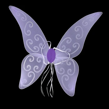 Frumos Tul Moale Aripă de Fluture Zână Înger Aripa Adult Copil Femeilor Fata Rochie Fancy Cosplay Accesoriu Cadou 60x56 cm
