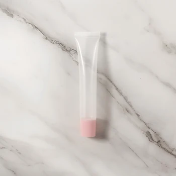 Gol container cosmetice de ambalare capac de culoare Roz Stoarce lipgloss tub recipient de 50 buc