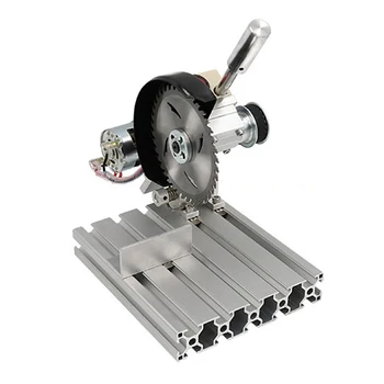 DIY Micro Mașină de Tăiere Mini Mici Aliaj de Aluminiu de 4 Inch Masa Văzut de uz Casnic de Tăiere Mașină de Aluminiu Oțel Inox Cupru