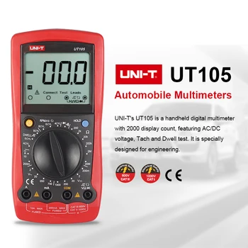 Auto Multimetru UT105 Multi-Scop de Metri Ampermetru DC UNITATE UT105 cu LCD Ampermetru Digital Portabil UT105 Multimetru