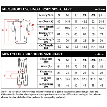 YKYWBIKE Ciclism Seturi de Biciclete uniformă de Vară, Ciclism Jersey Set de Biciclete Rutiere Tricouri MTB Biciclete Purta clasic Ciclism de Îmbrăcăminte
