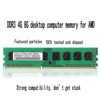 Rasalas Desktop Memorie 4G 8G Oперативная Nамять DDR3 1066 si 1333 1600MHz pentru AMD Computer Compatibil Placa de RAM