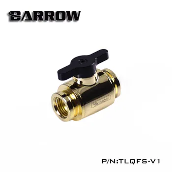 Transport gratuit Barrow G1 / 4 ventil de scurgere MINI aliaj de aluminiu mâner dublu interior dinți, apă de robinet cu bilă TLQFS-V1