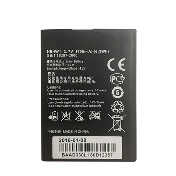 Noi HB4W1 HB4W1H 3.7 V 1700mAh de Înaltă Calitate Baterie de Telefon forHuawei Ascend G510 G520 G525 C8813 C8813Q C8813D T8951 U8951 W2