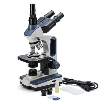 Colegiul Microscop Biologic Veterinari Clinice-SWIFT 40X-2500X LED Digital de Laborator Trinocular Compus Microscop cu Camera de 5MP