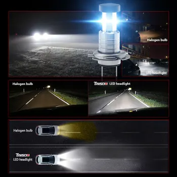 Universal, de Mare Putere M7 MAX LED-uri Auto, Faruri Auto Far Becuri H7 6000K Led Lumina de Ceață