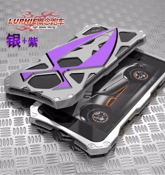 Luphie Marca Design Original Concept de masina sport Grele de Praf de Metal Aluminiu proteja telefonul caz acoperire pentru iphone 6 6s 7 8 plus caz