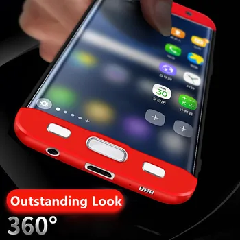 GKK Original Caz pentru Samsung Galaxy S7 Edge Caz Ultra Subțire, rezistent la Șocuri Mat Tare Moale Capacul din Spate pentru Samsung Galaxy s7 Caz
