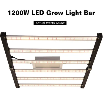 1200W plante de lumină led Light bar Samsung LM301B LED-uri cresc light spectru Complet de Interior cresc cort Hidroponice cu ETL de Certificare